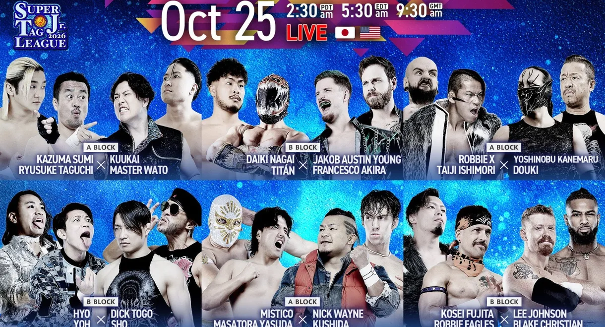 NJPW Super Junior Tag League 2026 - Day 2