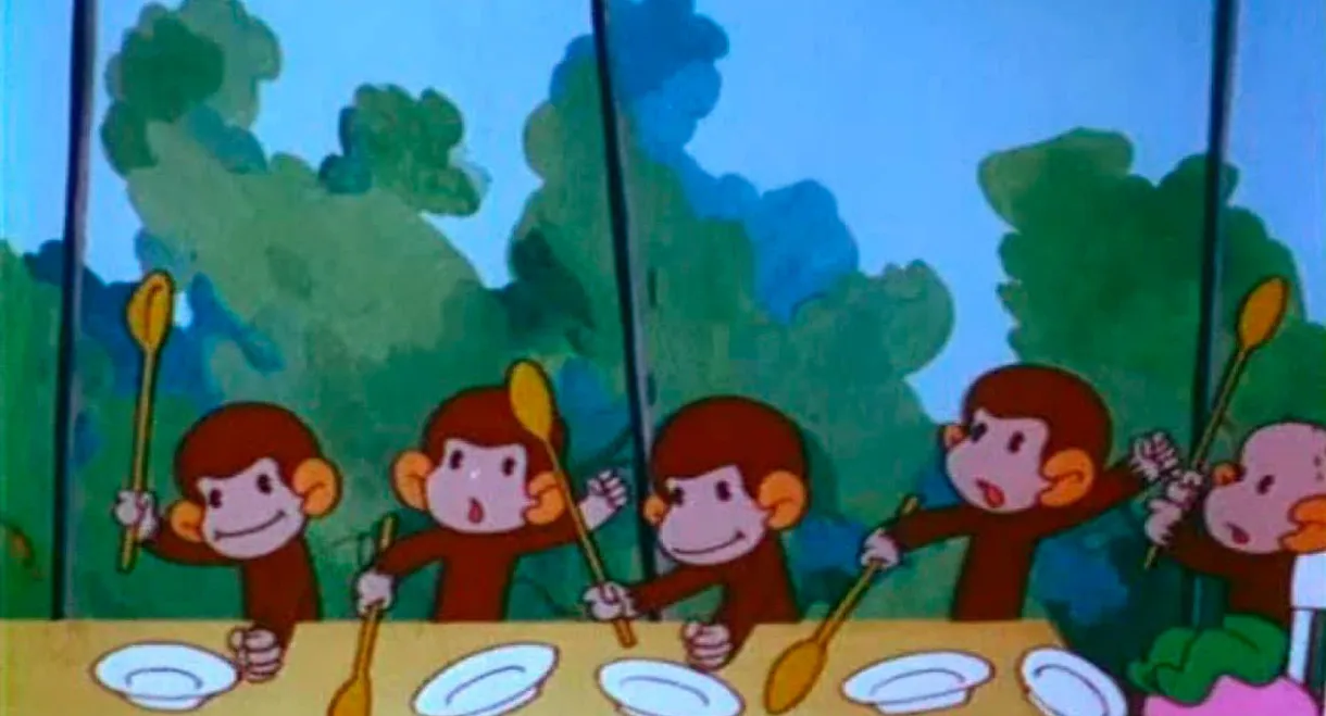 As monkeys had lunch