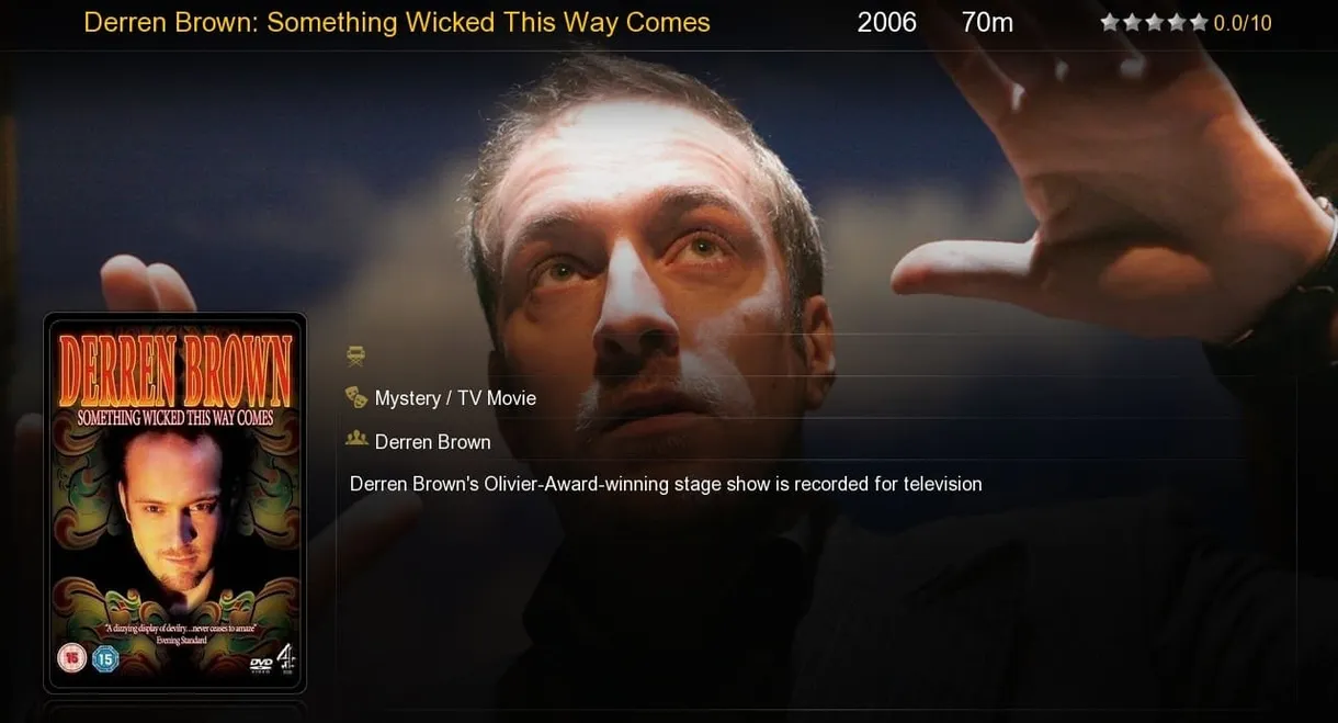 Derren Brown: Something Wicked This Way Comes