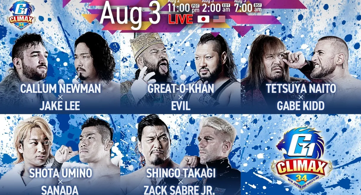 NJPW G1 Climax 34: Day 9