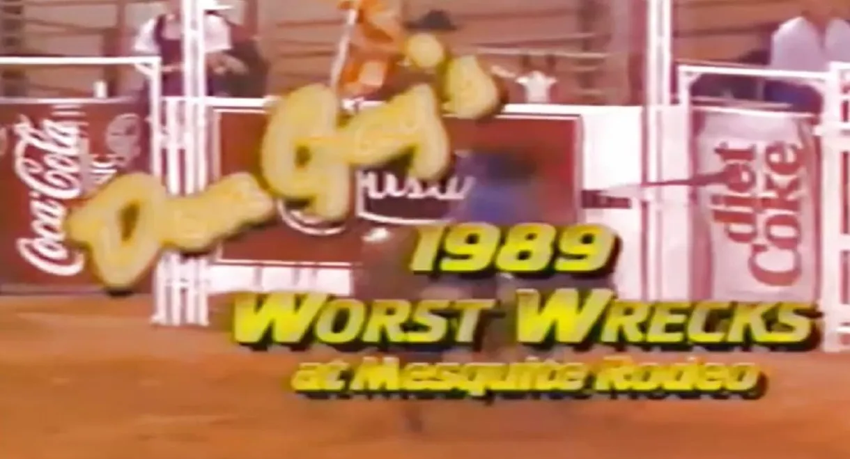 Don Gay's Worst Wrecks at Mesquite Rodeo 1989