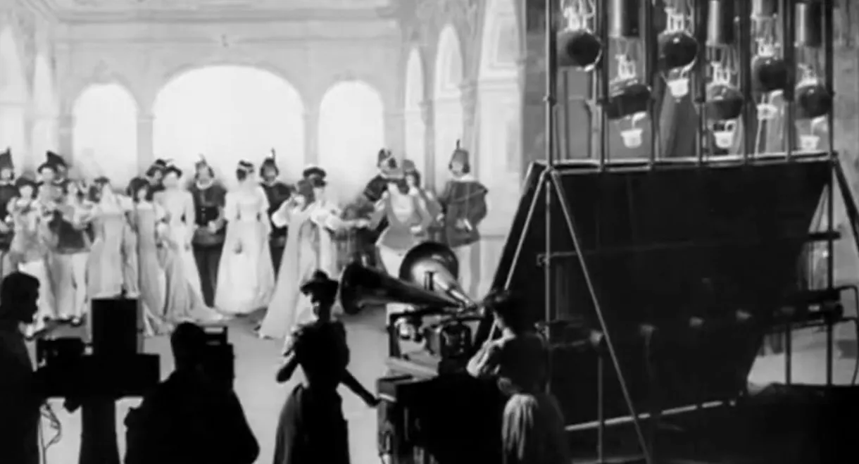 Alice Guy Films a 'Phonoscène' in the Studio at Buttes-Chaumont, Paris