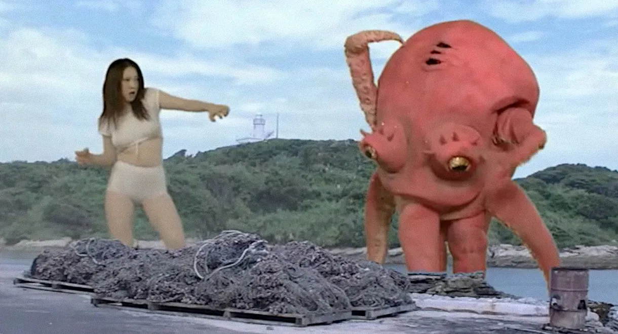 Giant Woman vs. Big Octopus