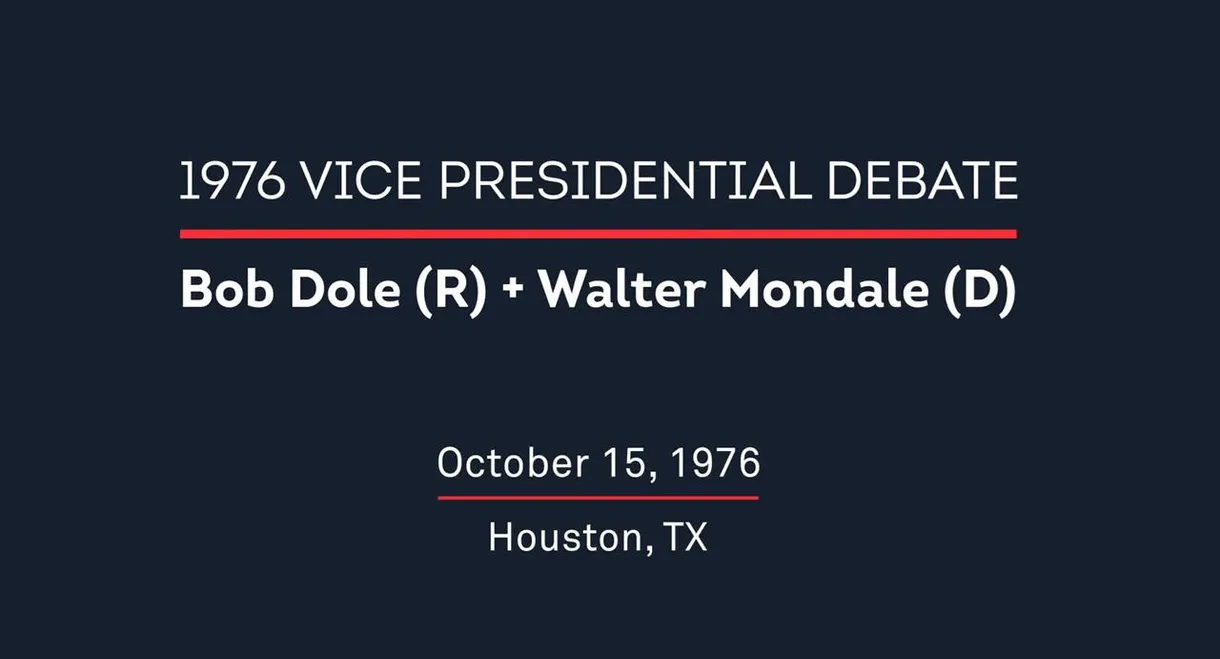 1976 Vice Presidential Debate