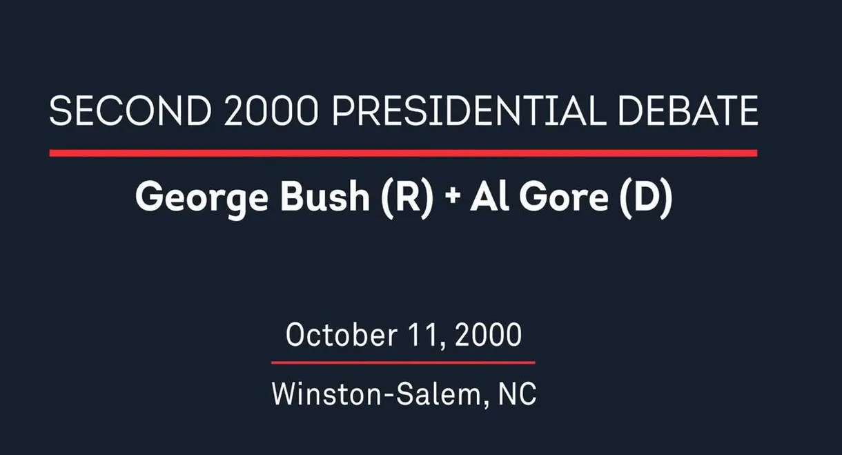 2000 Second Presidential Debate