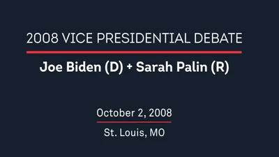 2008 Vice Presidential Debate