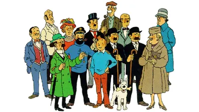 Les Aventures de Tintin, d'après Hergé