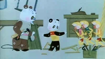 Little Panda Learns Carpenter