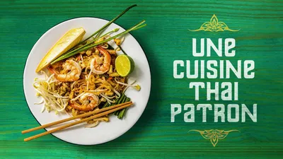 Une cuisine thaï patron