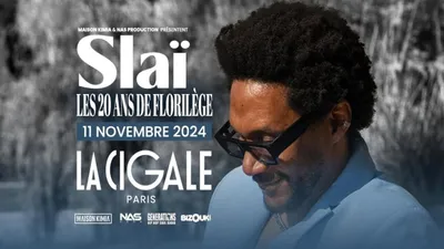 Slaï - Les 20 ans de « Florilège » à La Cigale