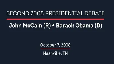 2008 Second Presidential Debate