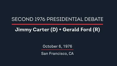 1976 Second Presidential Debate