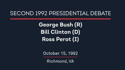 1992 Second Presidential Debate