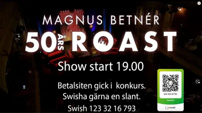 Magnus Betner 50th ROAST