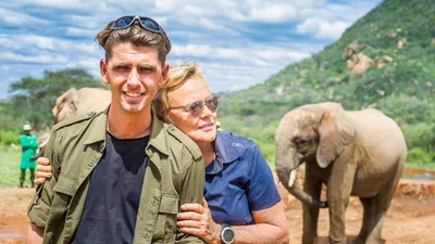 Muriel Robin et Chanee sur la terre des éléphants