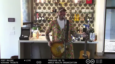 Post Malone Nirvana Tribute Livestream