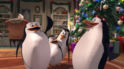 The Madagascar Penguins in a Christmas Caper