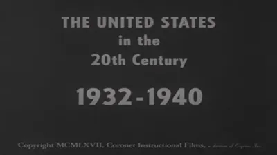 The United States in the 20th Century 1932-1940