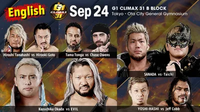 NJPW G1 Climax 31: Day 4