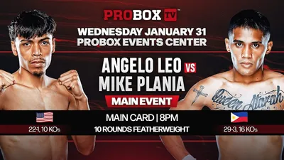 Angelo Leo vs. Mike Plania