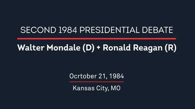 1984 Second Presidential Debate