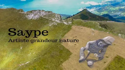 Saype, artiste grandeur nature