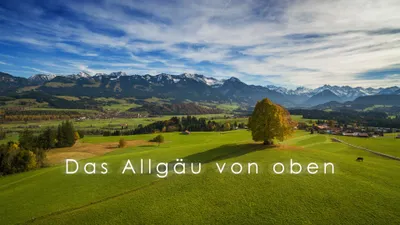 Das Allgäu von oben