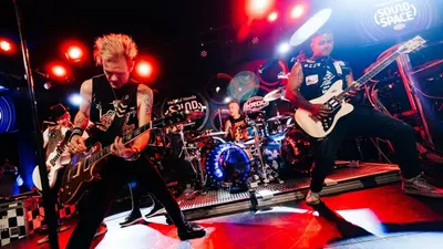 Sum 41 live in the Helpful Honda Sound Space at KROQ, Los Angeles, CA, USA