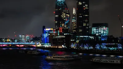 Thames At Night With Tony Robinson