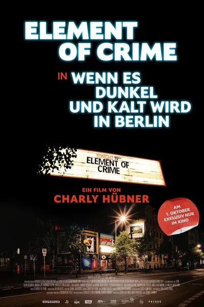 Element of Crime in Wenn es dunkel und kalt wird in Berlin