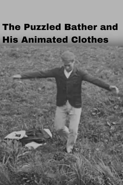 The Puzzled Bather and His Animated Clothes