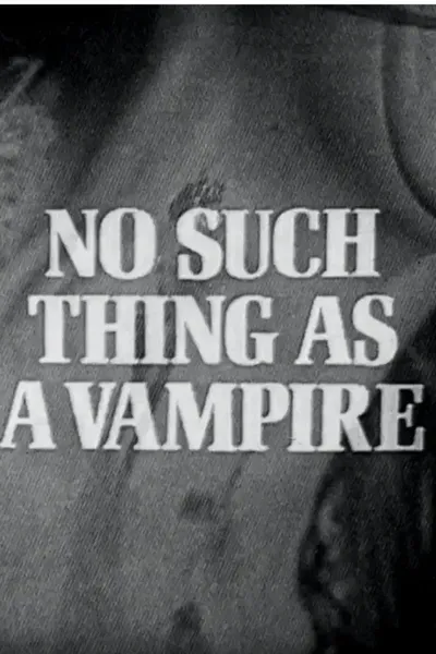 No Such Thing as a Vampire