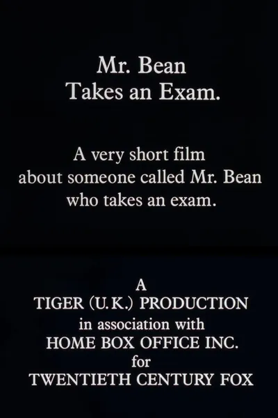 Mr. Bean Takes an Exam