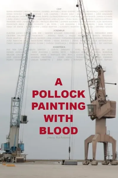 Um Quadro do Pollock com Sangue