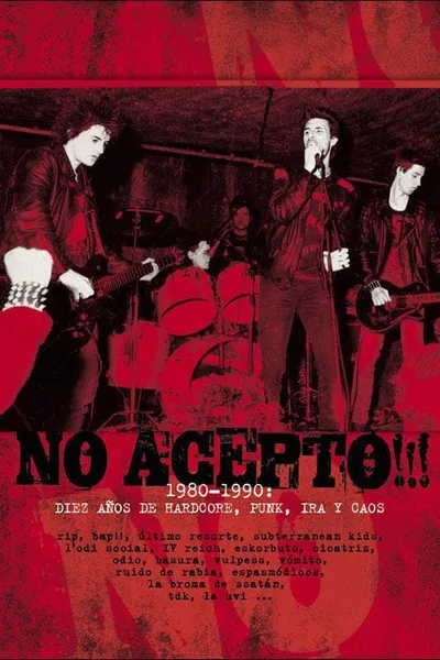 No acepto!!! 1980-1990: diez años de hardcore, punk, ira y caos