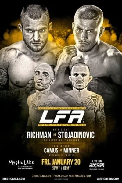 Legacy Fighting Alliance 2: Richman vs. Stojadinovic