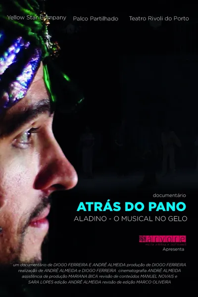 Atrás do pano - Aladino o musical no gelo