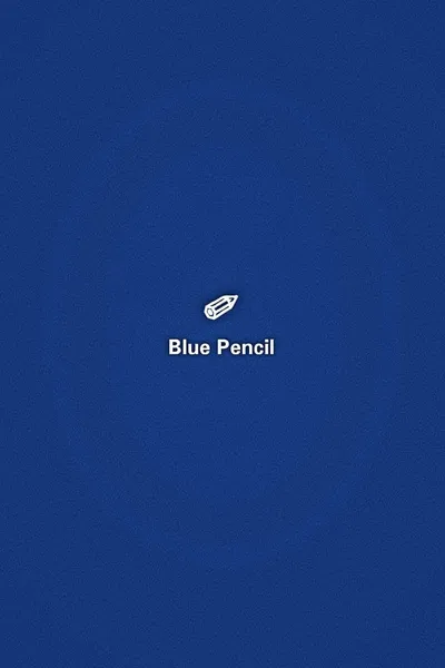 blue pencil