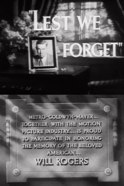Lest We Forget