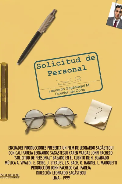 Solicitud de personal