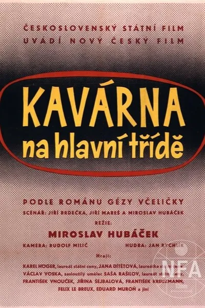 Kavárna na hlavní třídě