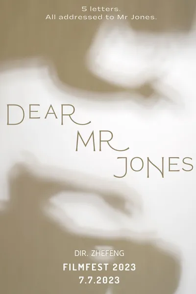 Dear Mr Jones,