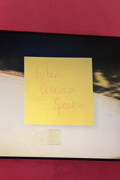 WHEN CINEMA SPEAKS...