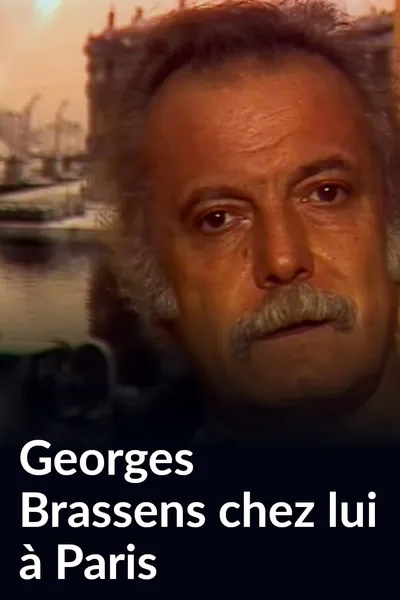 Georges Brassens chez lui à Paris