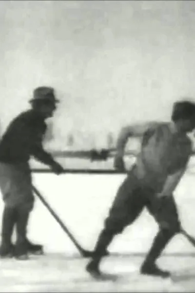 Hockey Match on the Ice