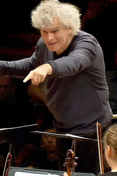 In rehearsal: Simon Rattle conducts 6 Berlin school orchestras