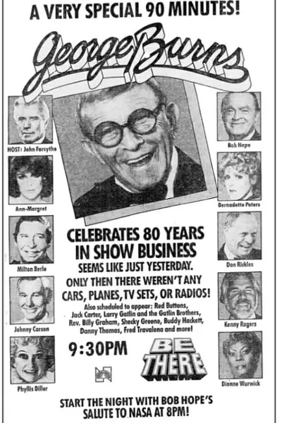 George Burns Celebrates 80 Years in Show Business