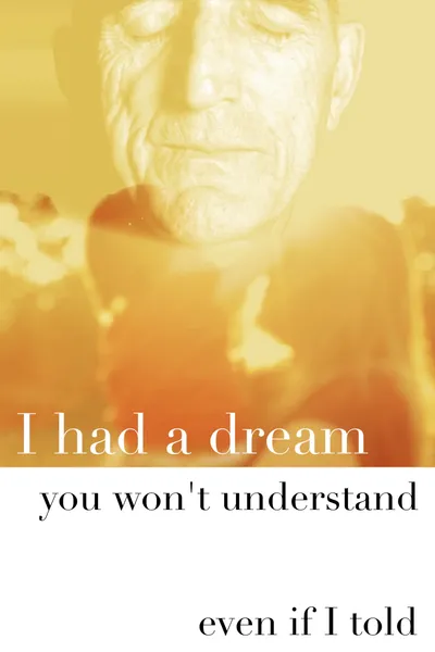 I Had a Dream You Won’t Understand Even If I Tell