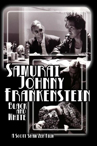 Samurai Johnny Frankenstein Black and White