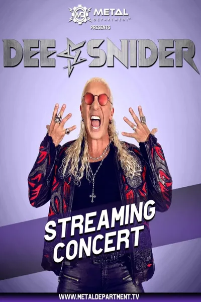 Dee Snider - Leave a Scar Album Release Show Streaming Concert